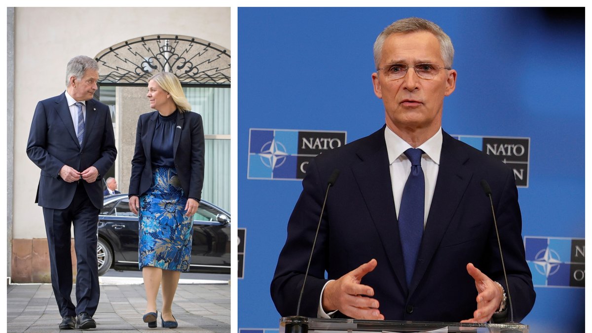Sverige och Finlands ansökan till Nato har lämnats in.